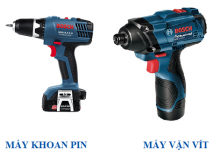 So sánh máy khoan và bắt vít khác nhau ở những điểm nào?
