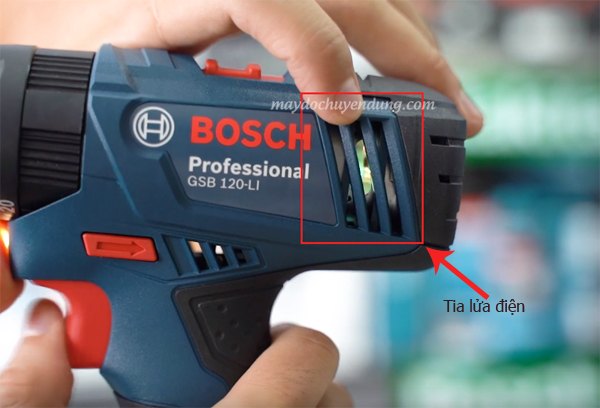 Máy khoan pin bị đánh lửa do nhiều nguyên nhân khác nhau