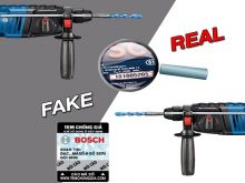 Chuyên gia Bosch mách bạn các cách nhật biết máy khoan Bosch chính hãng
