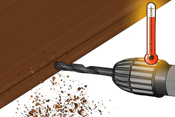 Máy khoan pin làm việc quá tải gây nhanh hỏng