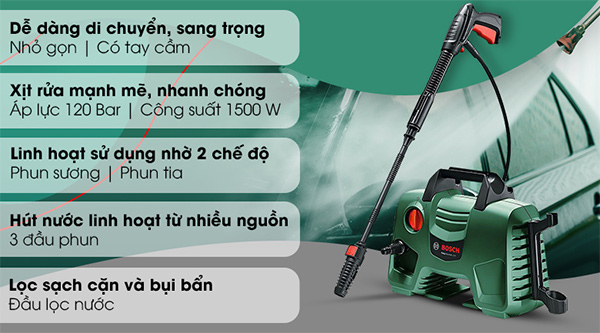 Hình ảnh máy rửa xe Bosch AQT 120