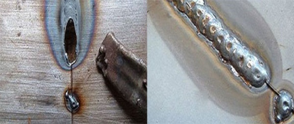 Hàn sắt mỏng thường dễ bị thủng bị lẹm