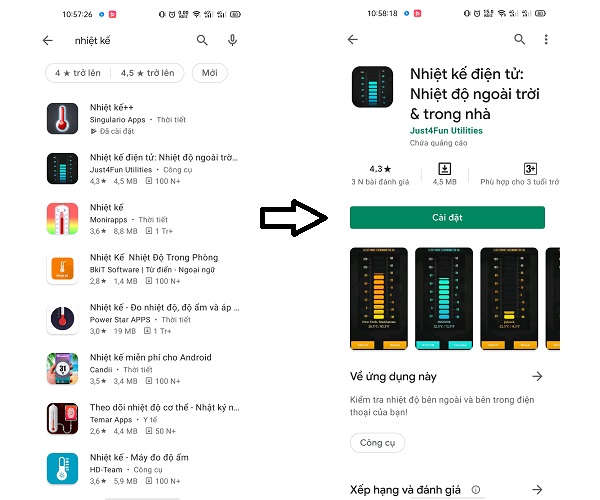 app đo độ ẩm không khí