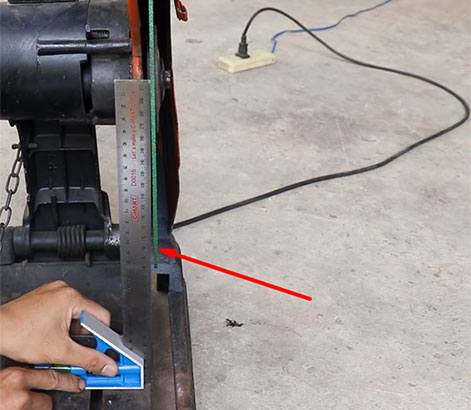 Cách chỉnh máy cắt sắt bị lệch