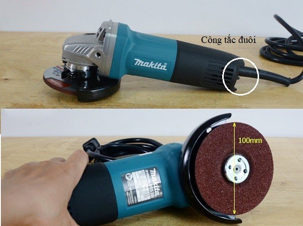 máy mài pin makita 118v