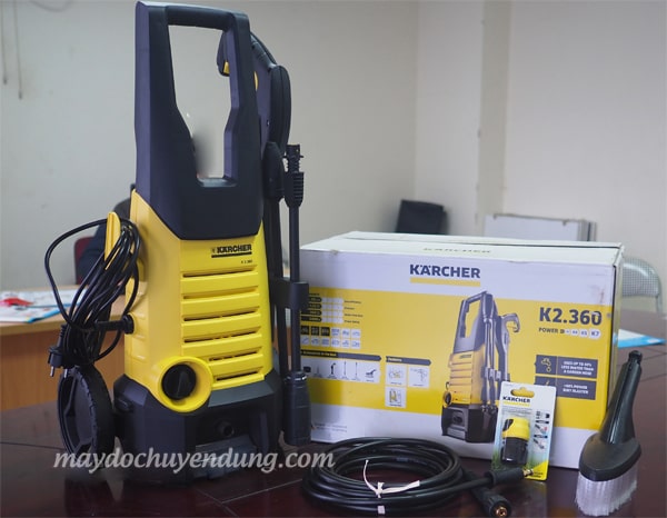 Khả năng phun xịt đến độ bền, Karcher K2 360 không làm người dùng thất vọng