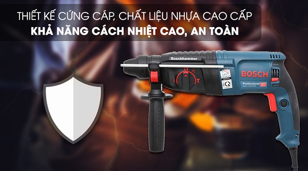 Thiết kế bền chắc đảm bảo an toàn khi sử dụng