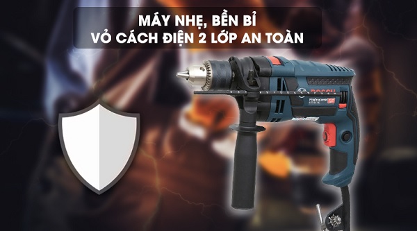 Đánh giá thiết kế của máy khoan cầm tay Bosch GSB 16RE