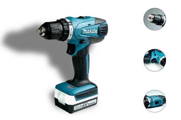 Máy khoan Makita DF347DWE cho khả năng làm việc linh hoạt