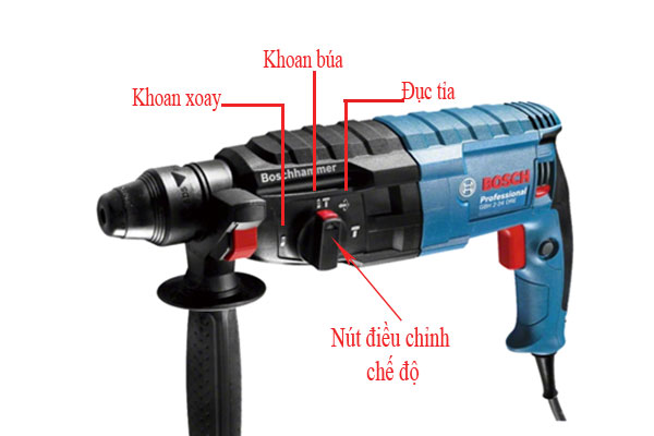 Máy khoan bê tông 3 chức năng
