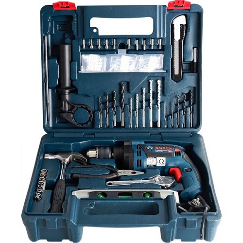 Hộp sản phẩm máy khoan Bosch GSB 13Re SET 100