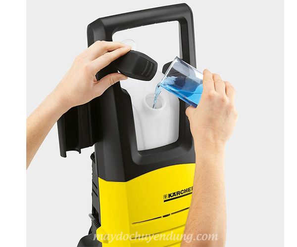 Bình xà phòng trang bị trên thân máy K3 450
