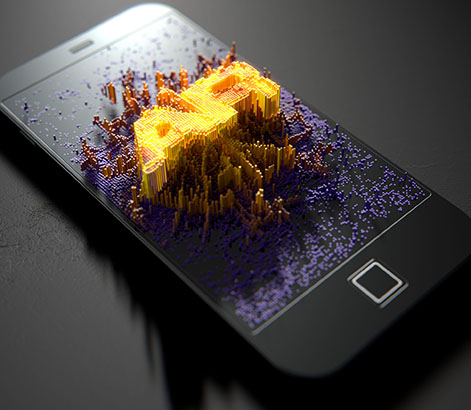 AR sẽ tiến hành phân tách hình ảnh có từ môi trường thực đã thu được qua ống kính