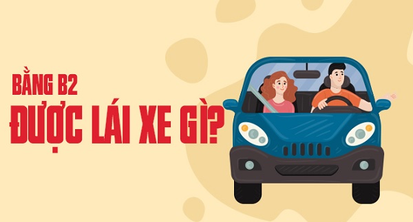 Bằng lái xe B2 lái xe gì?