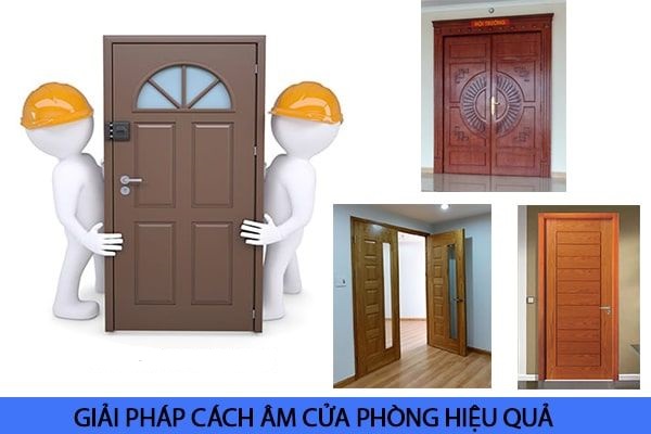 Sử dụng cửa cách âm để giảm tiếng ồn trong nhà