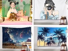 cách treo thảm treo tường