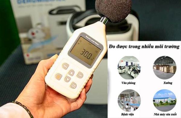 Đo tiếng ồn bằng cách sử dụng máy đo độ ồn
