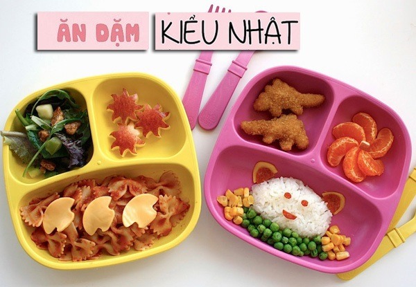 Lượng thức ăn cho bé theo từng tháng tuổi kiểu Nhật