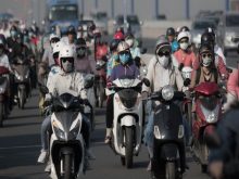 khí thải xe máy