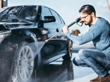 máy rửa xe không lên nước