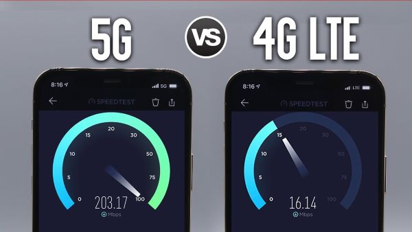 Tốc độ là một trong những yếu tố đầu tiên để có thể so sánh 4G và 5G có gì khác nhau