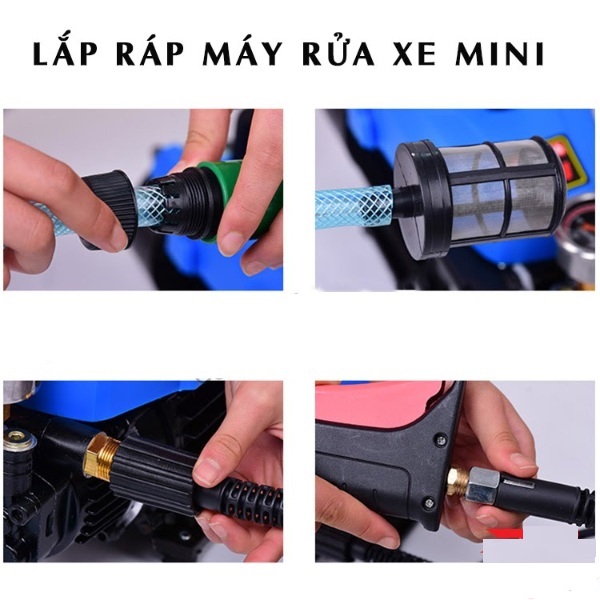 Cách lắp máy rửa xe gia đình