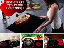 Nên dùng bếp hồng ngoại hay bếp điện từ