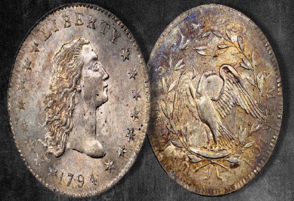Đồng bạc đô la 1794/5 - Flowing Hair Silver Dollar 