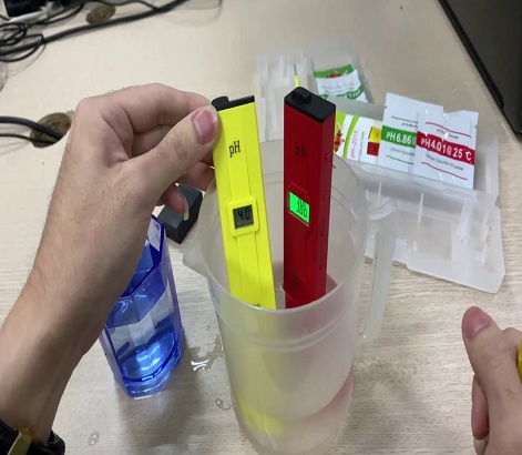 Cách sử dụng bút đo pH
