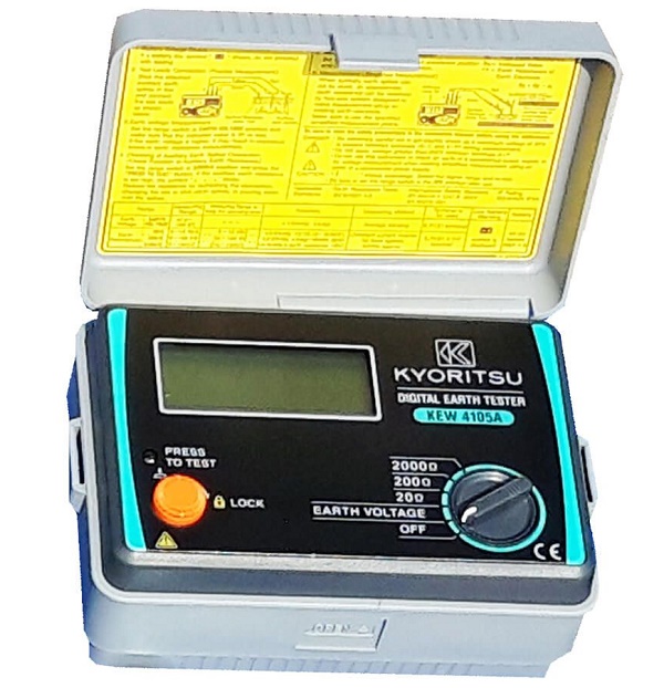 Thiết kế máy đo điện trở đất Kyoritsu 4105A nhỏ gọn dễ đo
