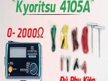 Đánh giá, Cách sử dụng máy đo điện trở đất Kyoritsu 4105A
