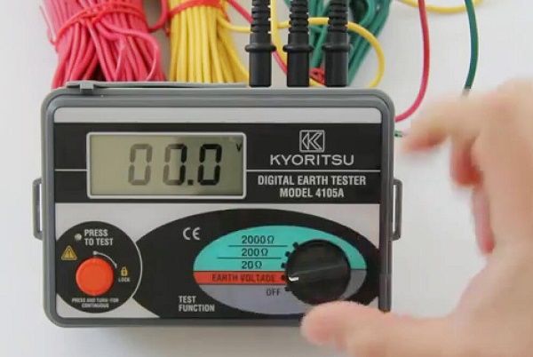 Đồng hồ đo điện trở đất Kyoritsu 4105A đo chính xác