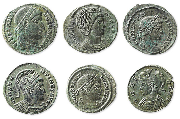 Thợ săn kho báu phát hiện tiền xu cổ có niên đại từ thời Constantine Đại đế