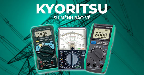 Hãng Kyoritsu cung cấp các loại đồng hồ đo điện chất lượng