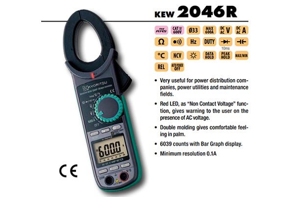 Kyoritsu 2046R có khả năng đo điện đa năng