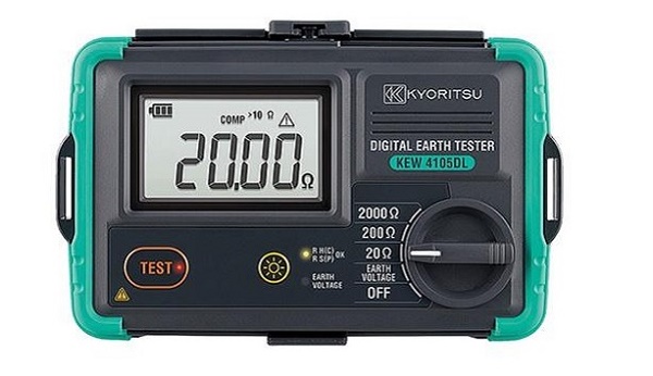 Hai máy đo điện trở đất Kyoritsu 4105DL và Kyoritsu 4105DL-H đều rất nhỏ gọn