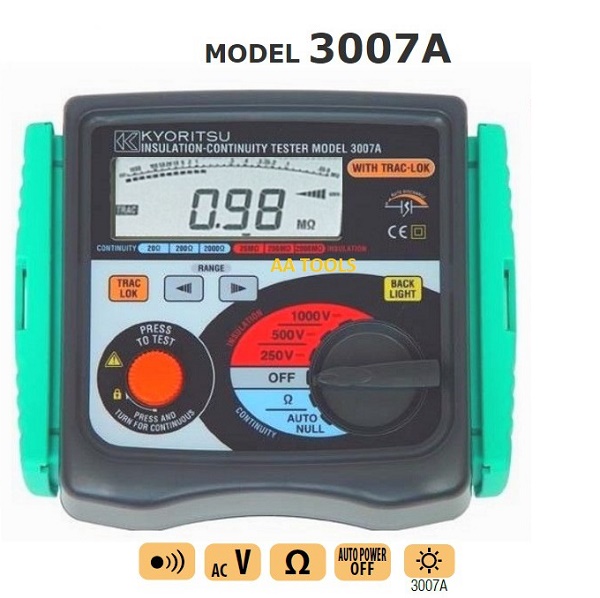Kyoritsu 3007A có khả năng đo chính xác, nhanh chóng