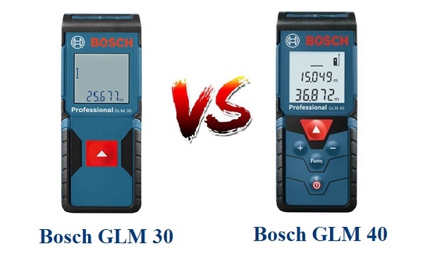 Bosch GLM 30 và Bosch GLM 40 đều có thiết kế nhỏ gọn