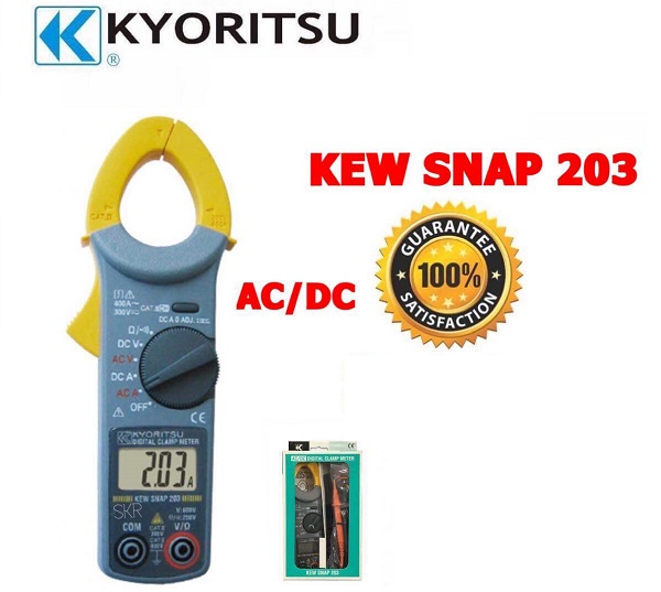 Ampe kìm Kyoritsu Kew Snap 203 đo điện chính xác