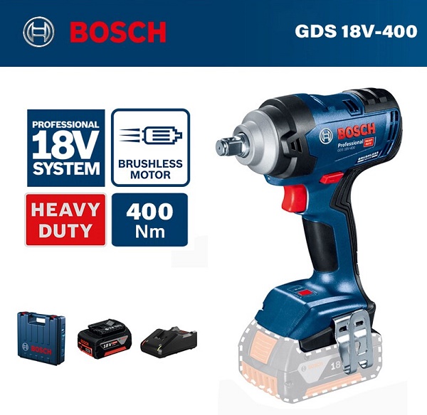 Bosch GDS 18V-400 có lực siết cực mạnh