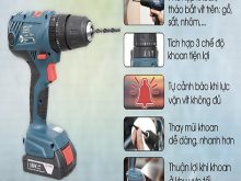 Top 3 khoan pin Bosch 18v có búa bán chạy nhất hiện nay