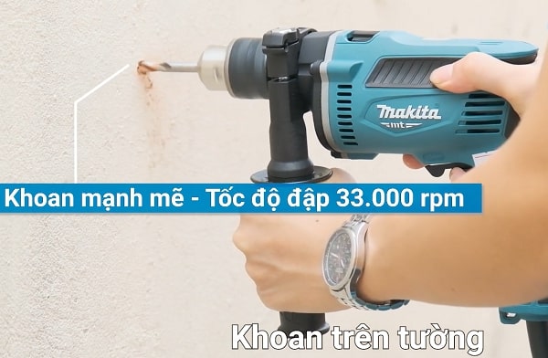 Makita M8103KX2B khoan tường mạnh mẽ