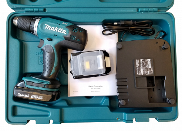 Hộp đựng sản phẩm máy khoan pin Makita DDF453SYE