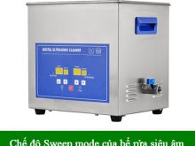 Sweep mode là gì? Bể rửa siêu âm có cần chế độ này không?