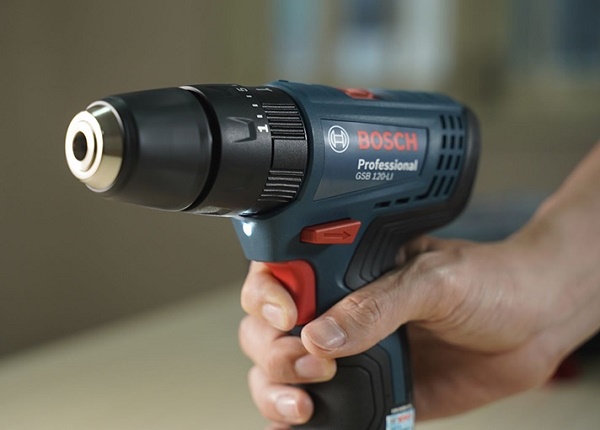 Máy khoan pin có búa Bosch GSB 120-LI GEN II khoan tường đơn giản
