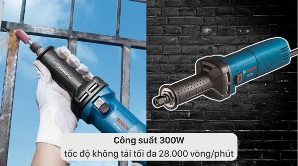 GGS 3000 L Bosch sở hữu công suất 300W