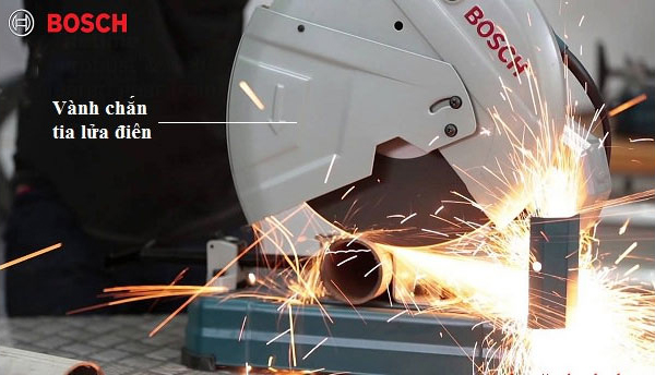 Bosch GCO 220 có vành chắn tia lửa điện an toàn
