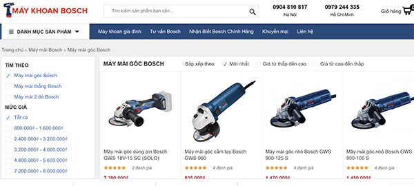 maykhoanbosch.net là đại lý chính thức của Bosch