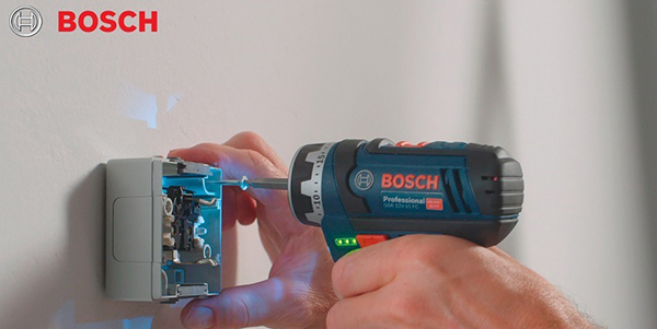 Bosch GSR 12V-15 FC có khả năng làm việc linh hoạt