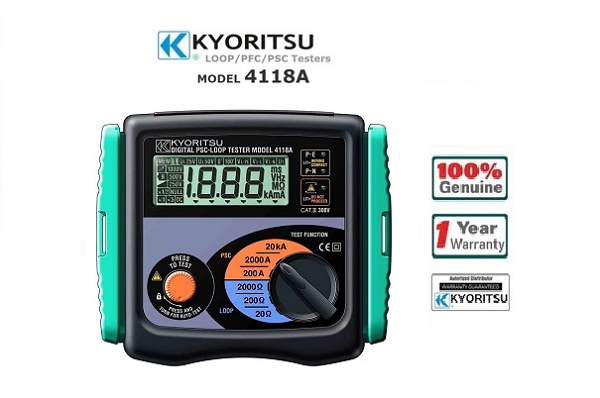 Máy đo điện trở đất Kyoritsu 4118A đến từ Nhật Bản